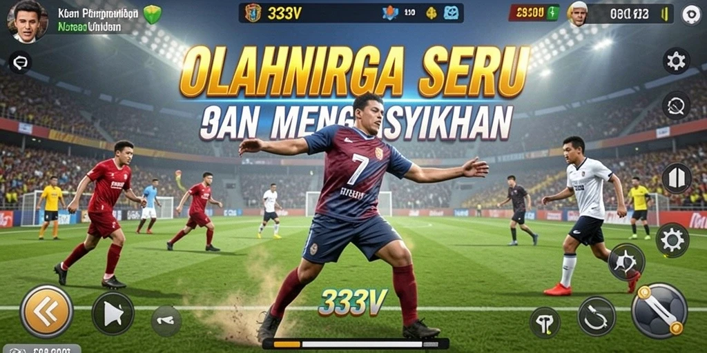 Tampilan gameplay dinamis dan menegangkan di 333V.