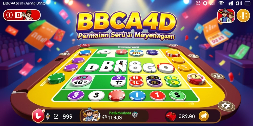 Tampilan gameplay seru dalam permainan Bingo BBCA4D.