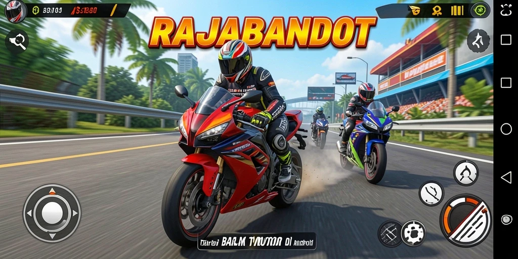 Tampilan gameplay seru dan menantang di RAJABANDOT.