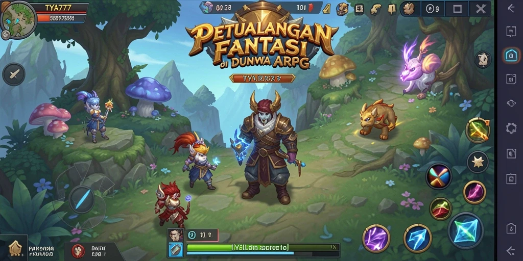 Tampilan gameplay seru dalam TYA777 dengan pertarungan menegangkan.